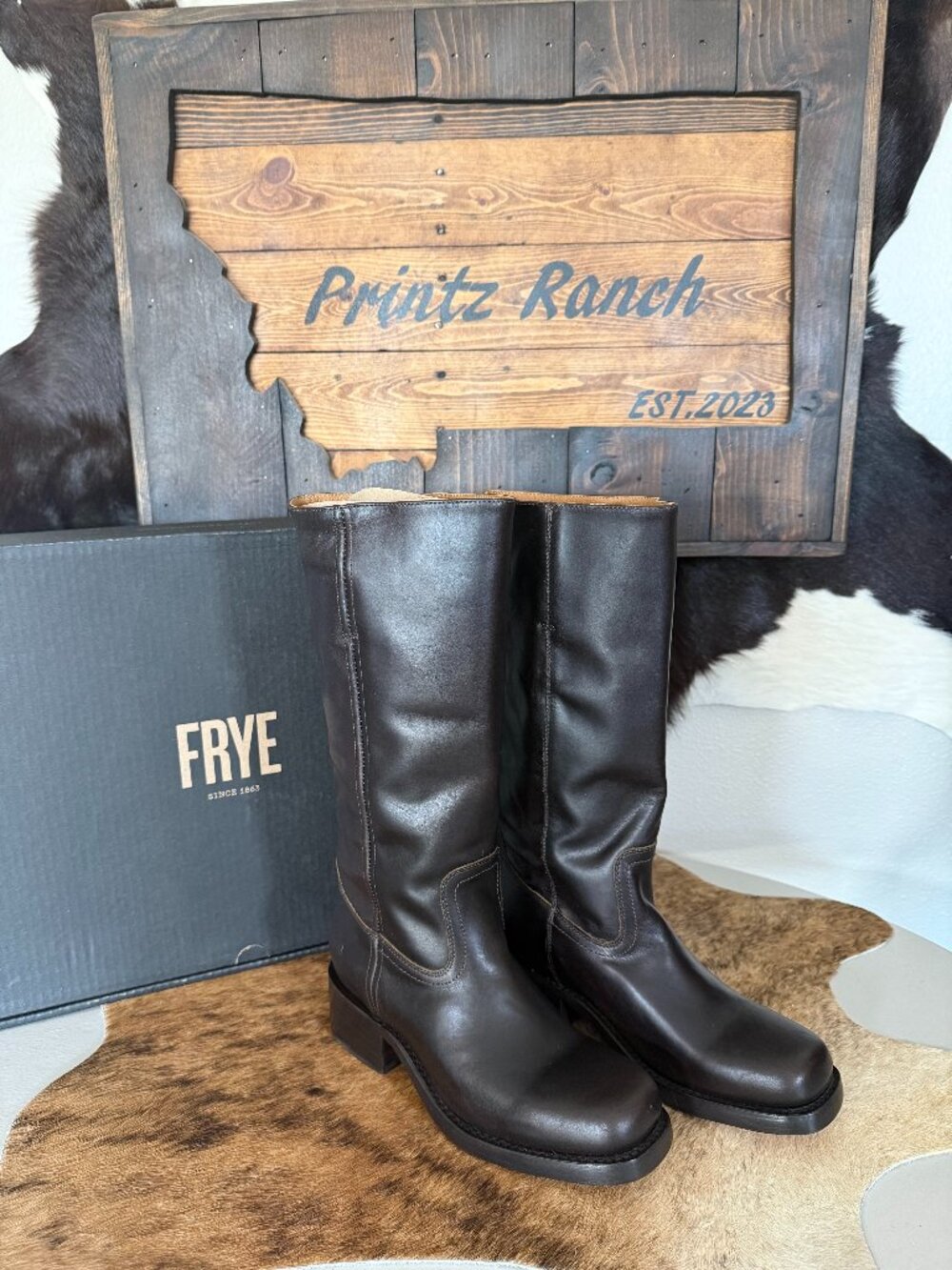 Frye Campus Boot in Bourbon - W7.5 ($498 MSRP)